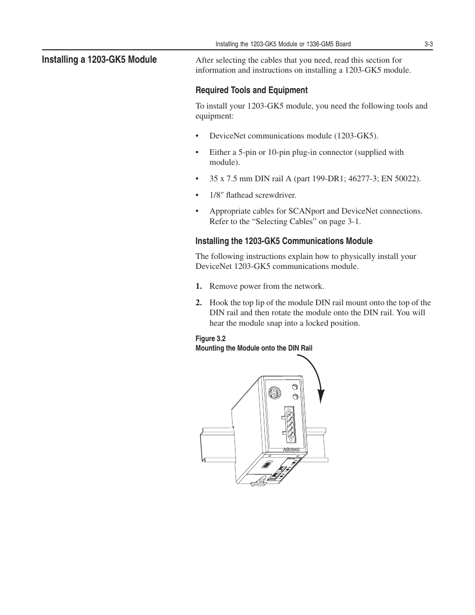 Rockwell Automation 1203-GK5 DeviceNet Communications Module FRN 1.xxx-3.xxx User Manual | Page 31 / 146