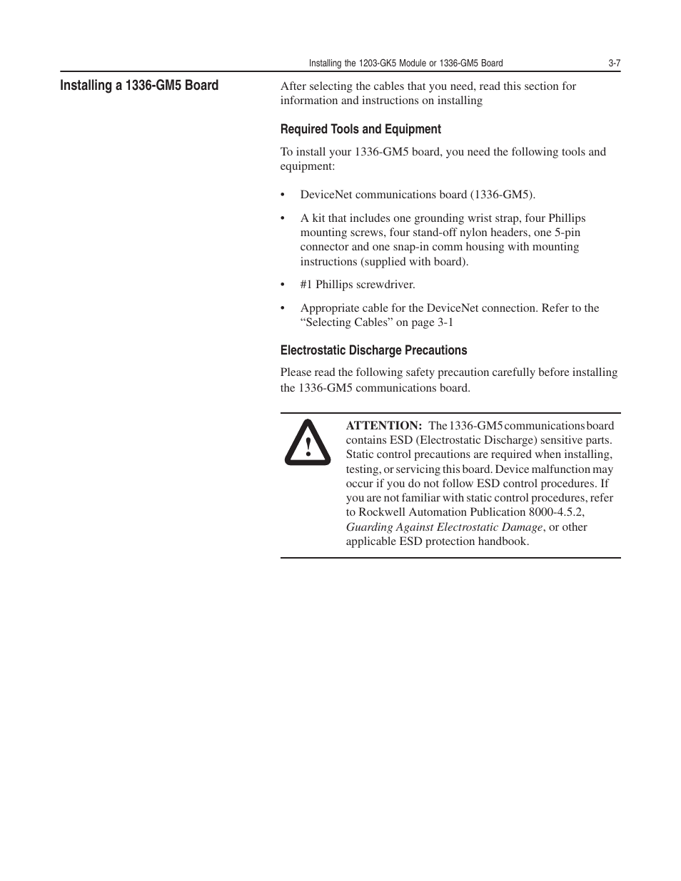 Rockwell Automation 1203-GK5 DeviceNet Communications Module FRN 1.xxx-3.xxx User Manual | Page 35 / 146