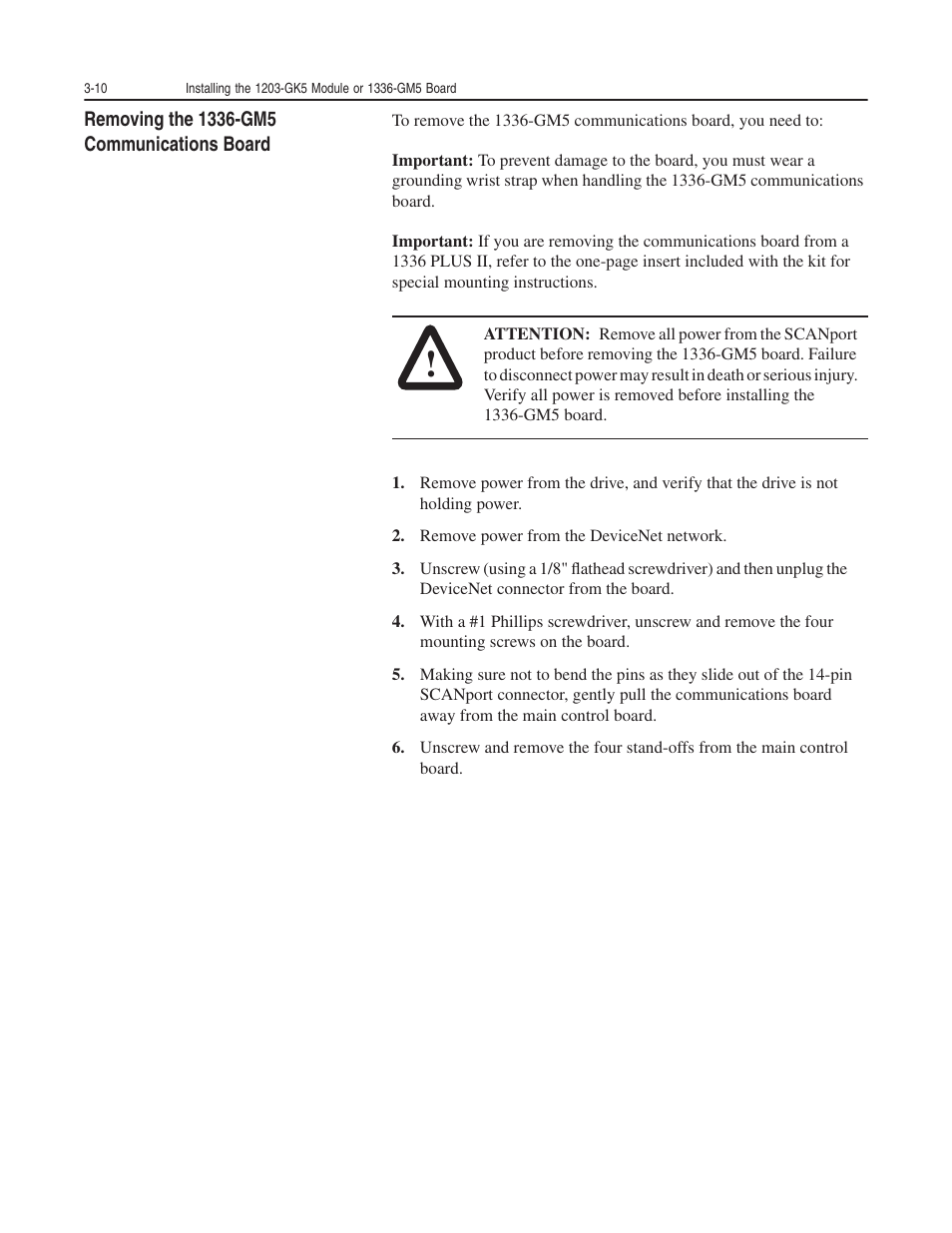Rockwell Automation 1203-GK5 DeviceNet Communications Module FRN 1.xxx-3.xxx User Manual | Page 38 / 146