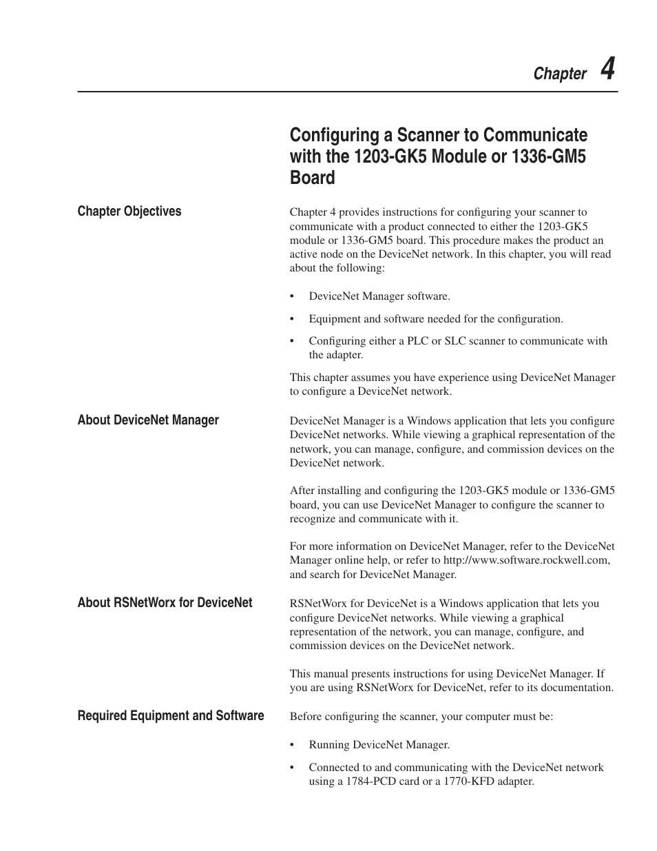 Chapter | Rockwell Automation 1203-GK5 DeviceNet Communications Module FRN 1.xxx-3.xxx User Manual | Page 39 / 146