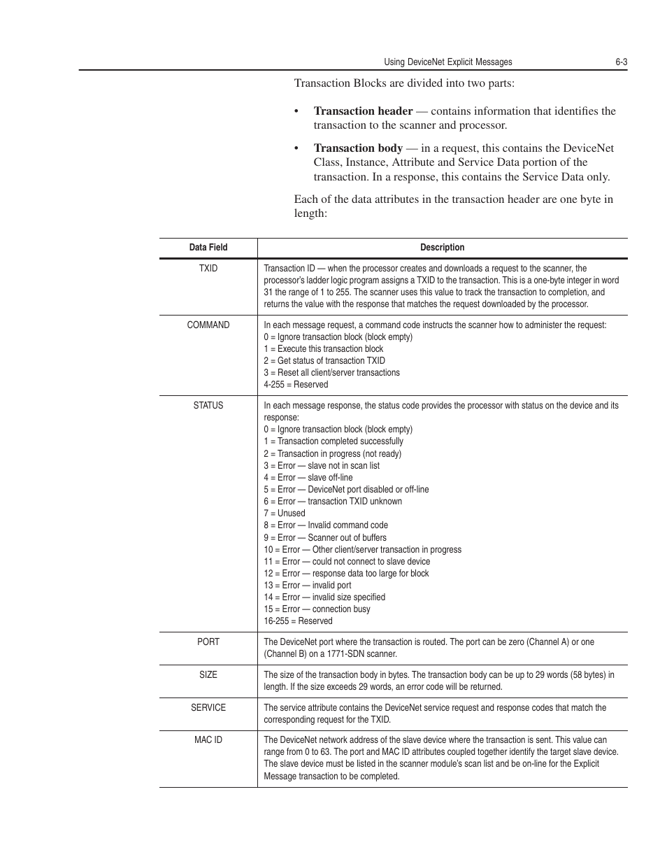 Rockwell Automation 1203-GK5 DeviceNet Communications Module FRN 1.xxx-3.xxx User Manual | Page 71 / 146