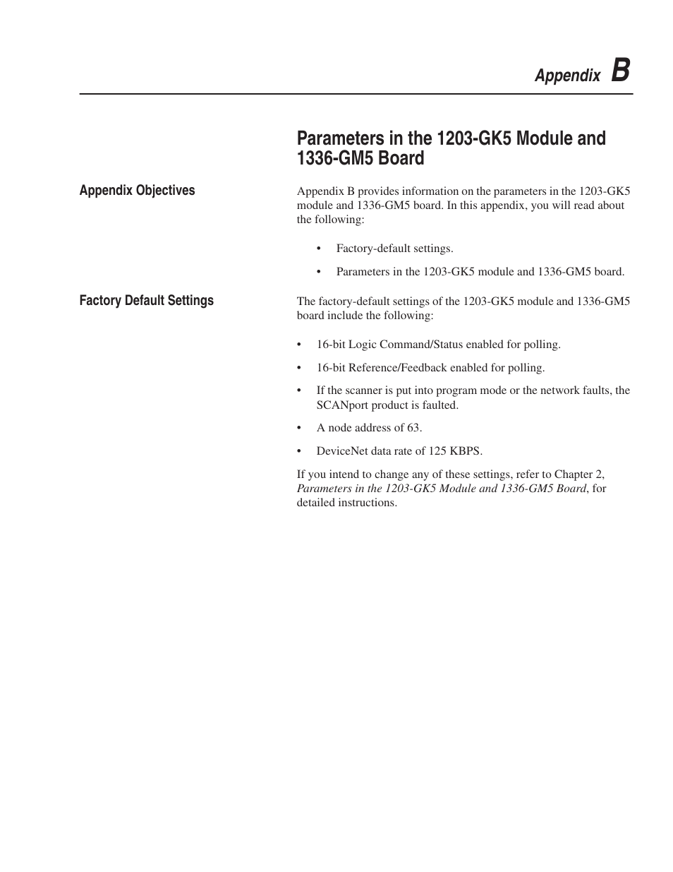 Appendix | Rockwell Automation 1203-GK5 DeviceNet Communications Module FRN 1.xxx-3.xxx User Manual | Page 87 / 146