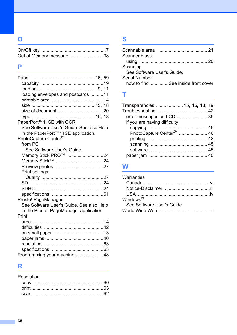 Brother DCP-J125 User Manual | Page 82 / 83