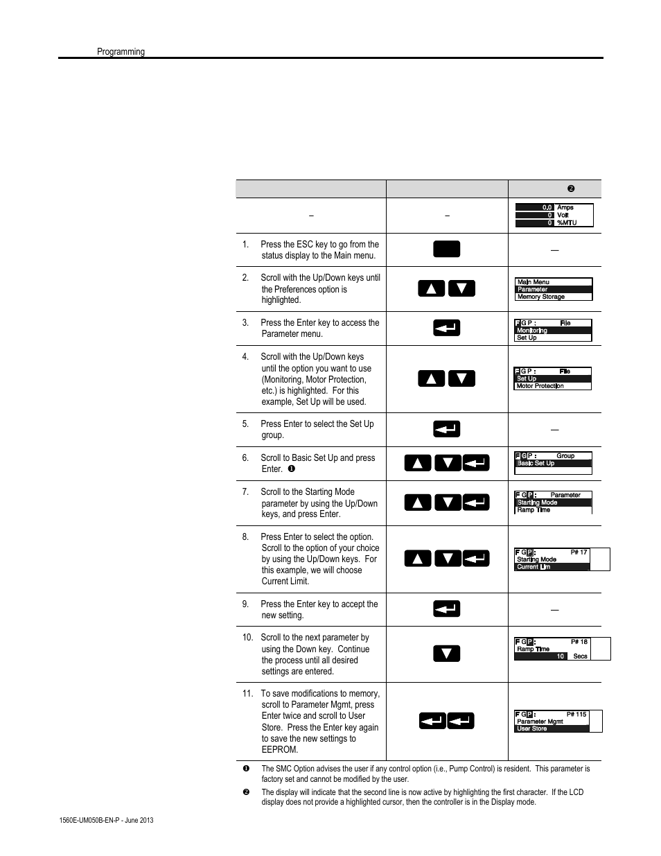 Parameter modification | Rockwell Automation 1560E SMC Flex Smart Motor Controller User Manual | Page 88 / 198