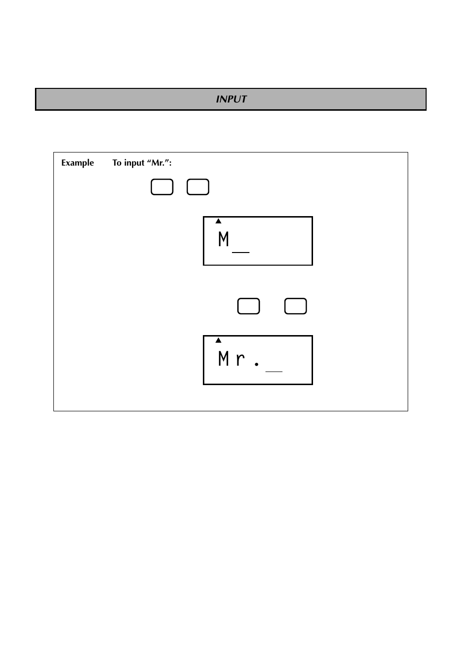 Input | Brother TZTAPE PT-300 User Manual | Page 15 / 82