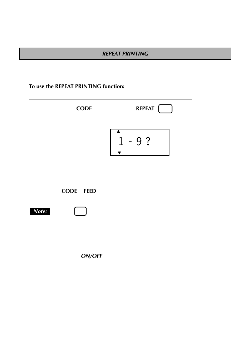 Repeat printing | Brother TZTAPE PT-300 User Manual | Page 36 / 82