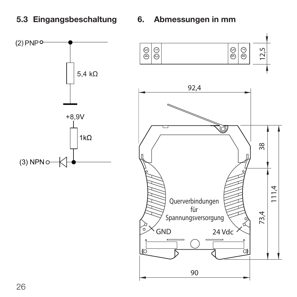 3 eingangsbeschaltung 6. abmessungen in mm | Rockwell Automation 931S-F1C2D-DC Frequency Converter User Manual | Page 28 / 42