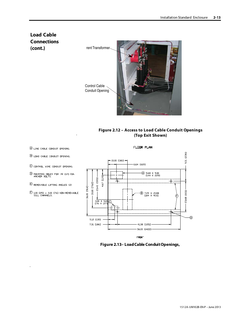 Load cable connections (cont.) | Rockwell Automation 1512A MV Controllers - 800A One-High Cabinet User Manual | Page 23 / 105