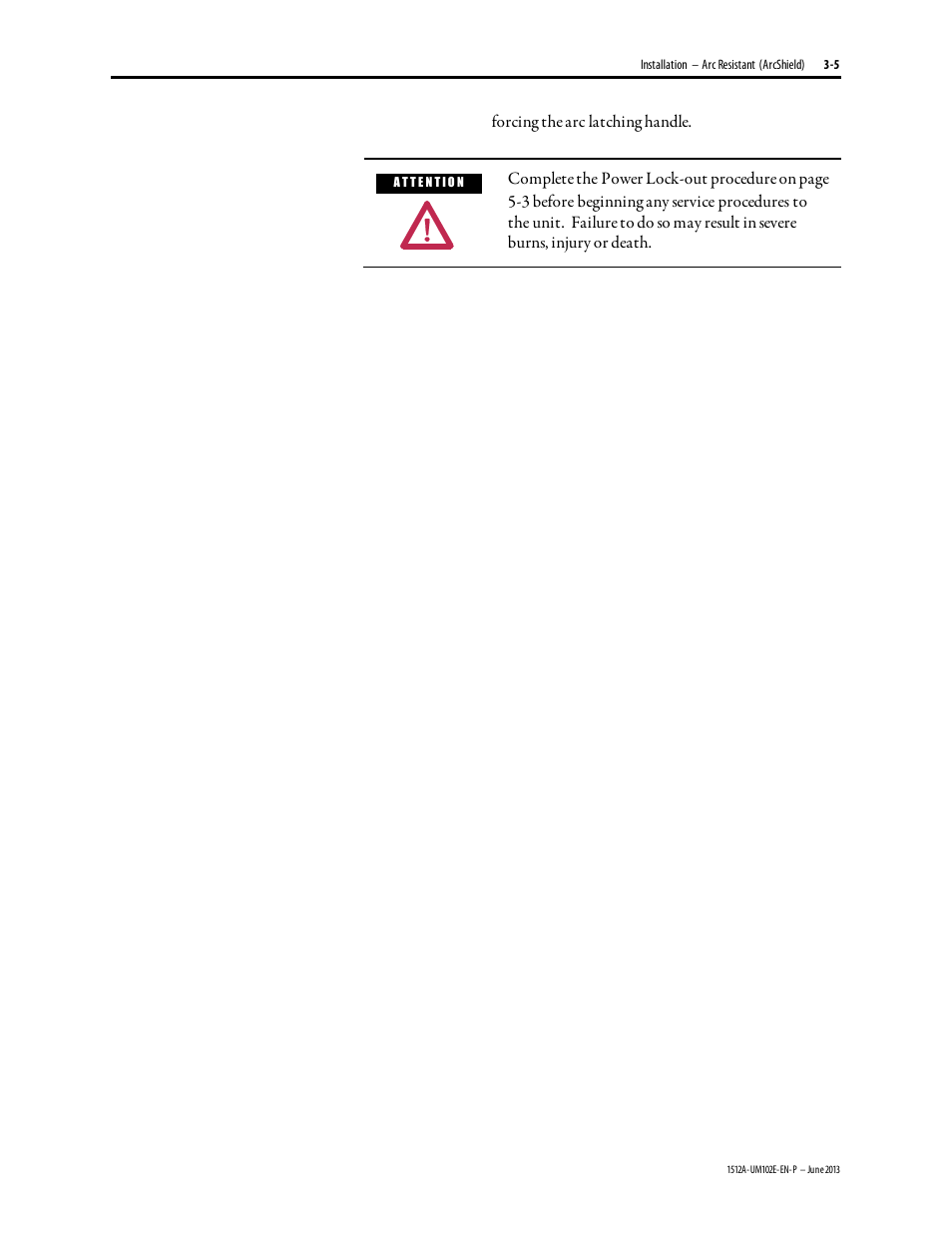 Rockwell Automation 1512A MV Controllers - 800A One-High Cabinet User Manual | Page 30 / 105