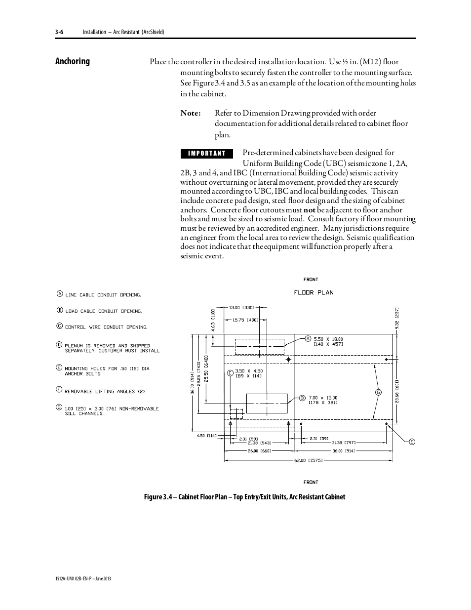 Rockwell Automation 1512A MV Controllers - 800A One-High Cabinet User Manual | Page 31 / 105