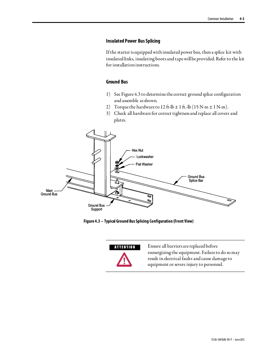 Rockwell Automation 1512A MV Controllers - 800A One-High Cabinet User Manual | Page 42 / 105