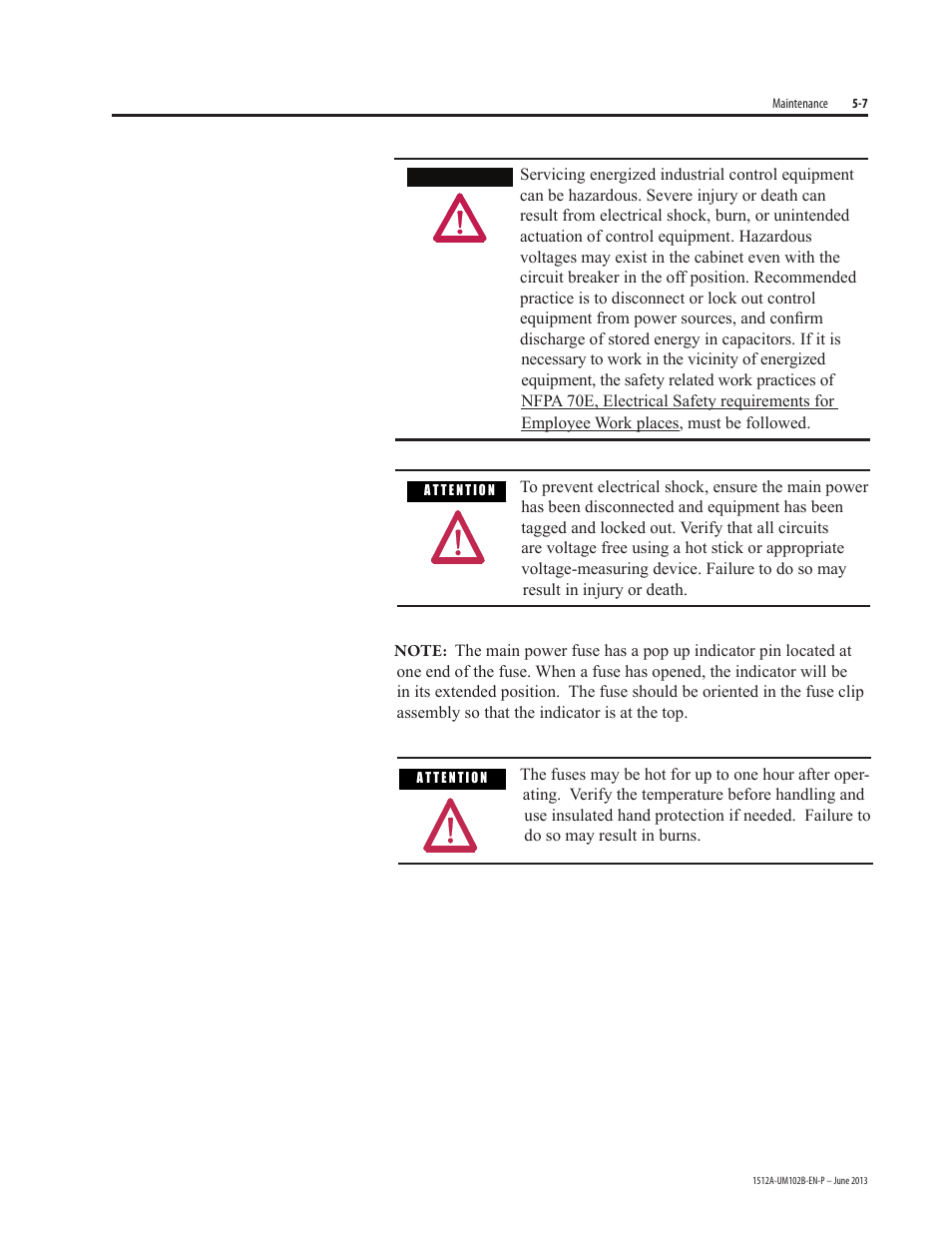 Rockwell Automation 1512A MV Controllers - 800A One-High Cabinet User Manual | Page 55 / 105