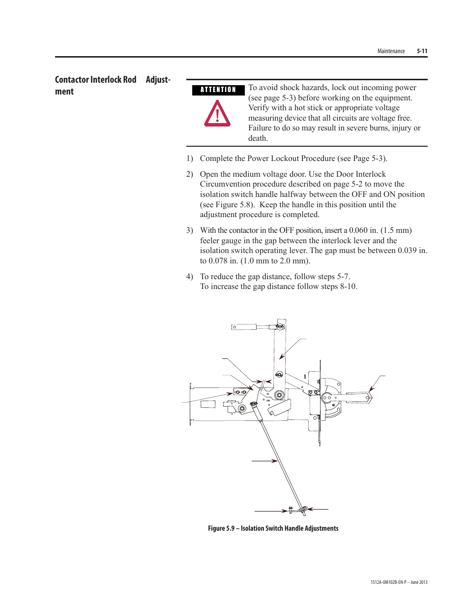 Rockwell Automation 1512A MV Controllers - 800A One-High Cabinet User Manual | Page 59 / 105