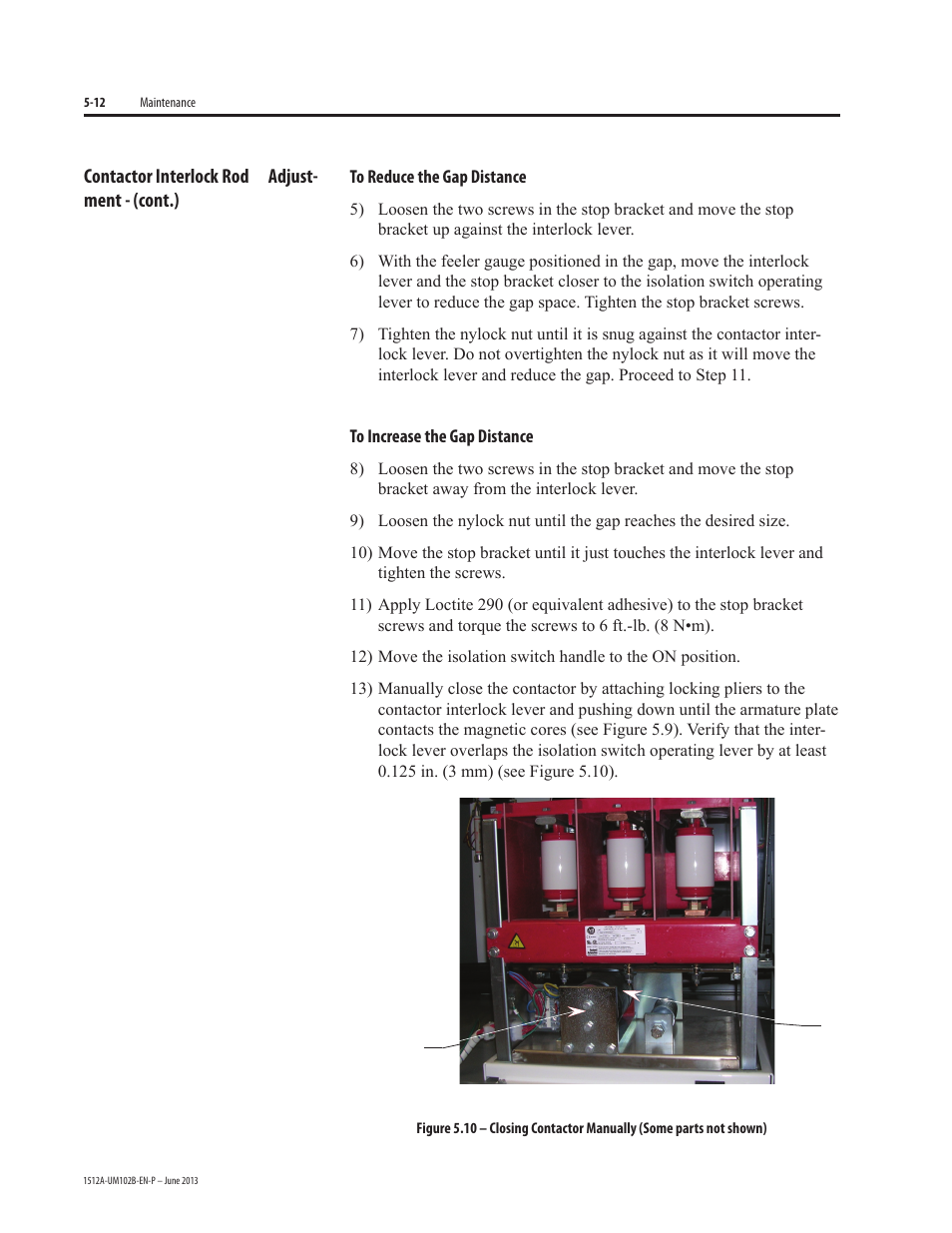 Rockwell Automation 1512A MV Controllers - 800A One-High Cabinet User Manual | Page 60 / 105