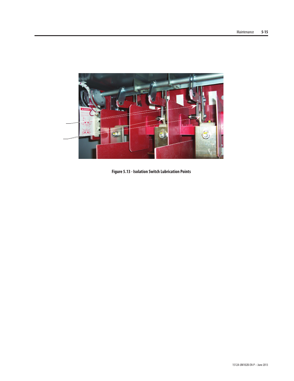 Rockwell Automation 1512A MV Controllers - 800A One-High Cabinet User Manual | Page 63 / 105