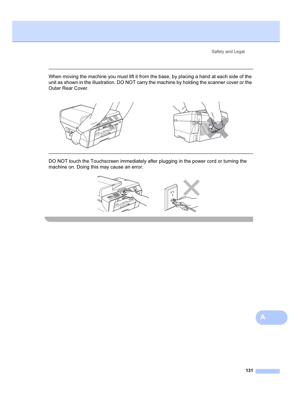 Safety and legal 131 | Brother MFC 6890CDW User Manual | Page 140 / 227