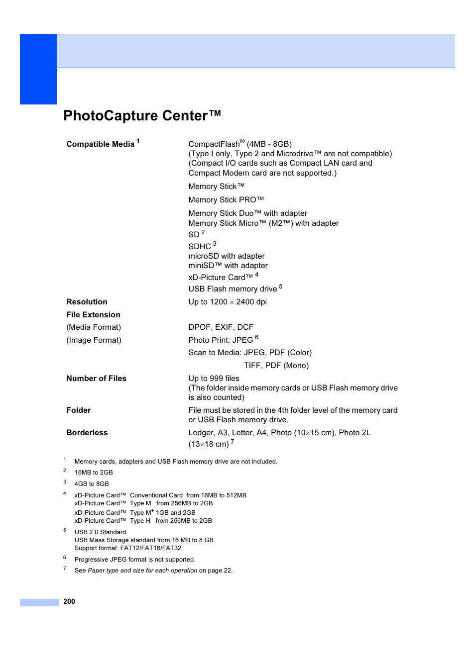 Photocapture center | Brother MFC 6890CDW User Manual | Page 209 / 227