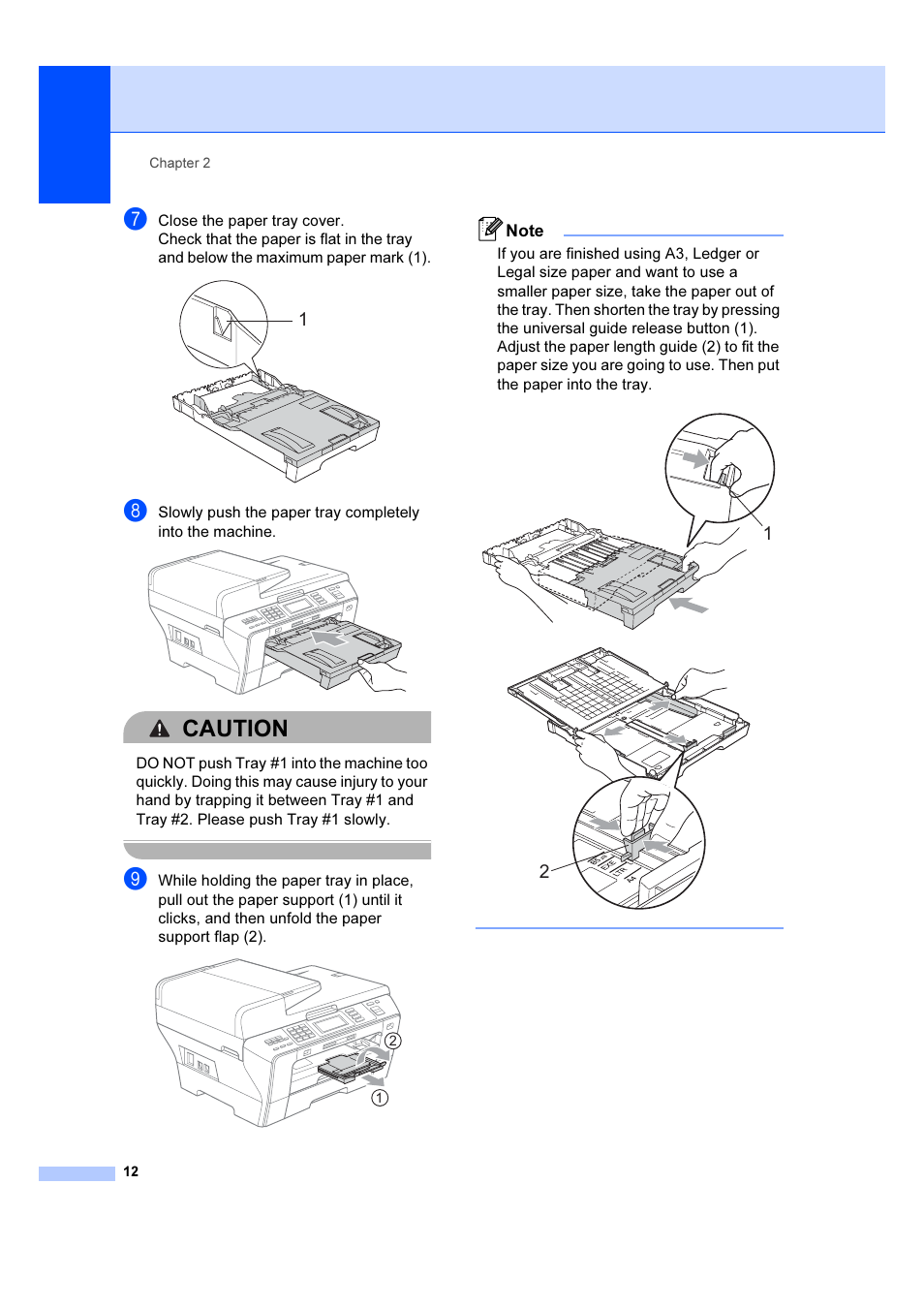Caution | Brother MFC 6890CDW User Manual | Page 21 / 227