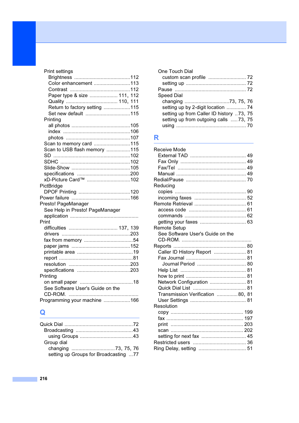 Brother MFC 6890CDW User Manual | Page 225 / 227