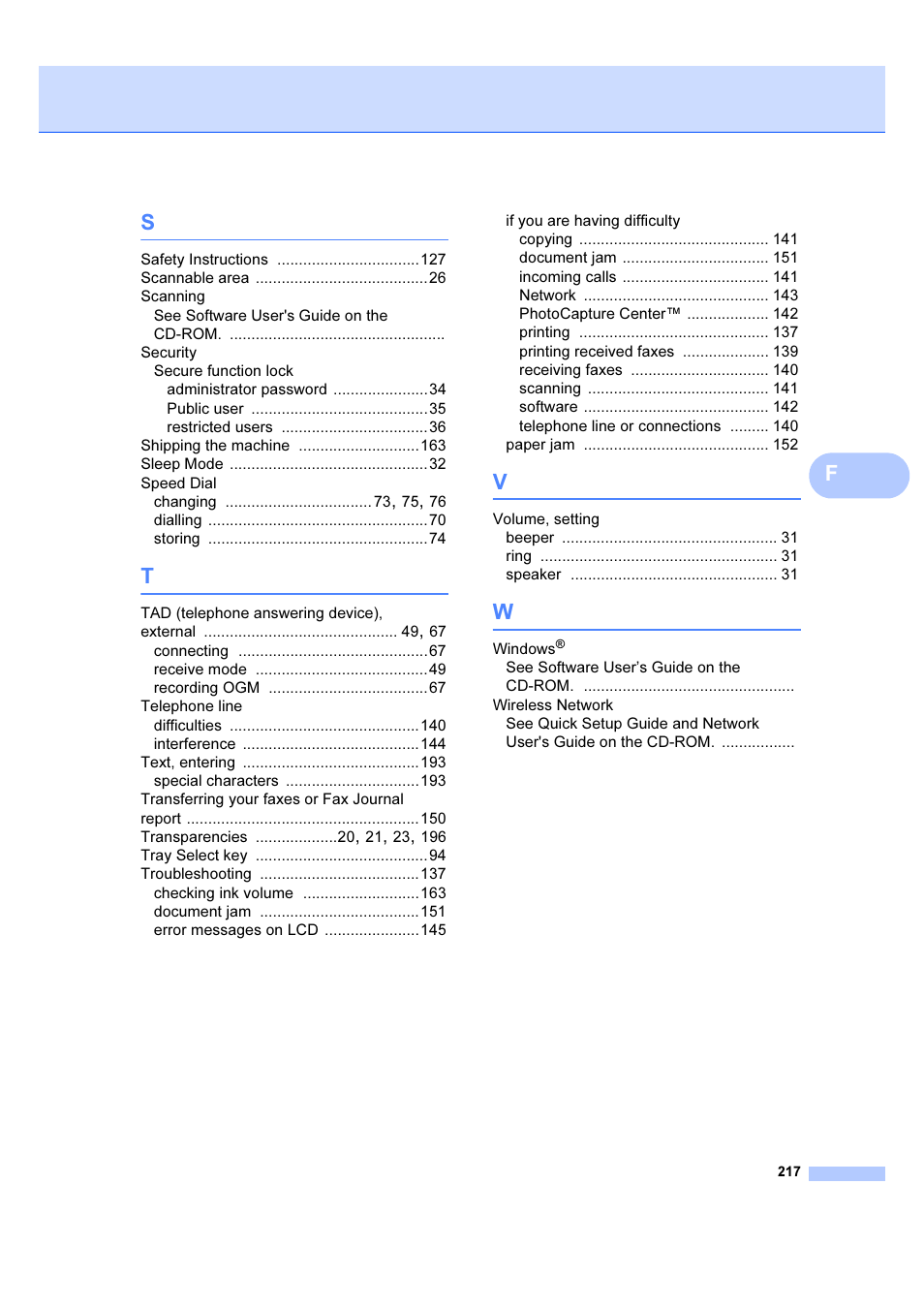 Brother MFC 6890CDW User Manual | Page 226 / 227