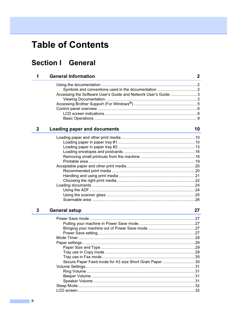 Brother MFC 6890CDW User Manual | Page 3 / 227