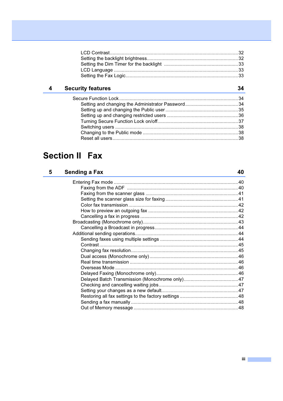 Brother MFC 6890CDW User Manual | Page 4 / 227