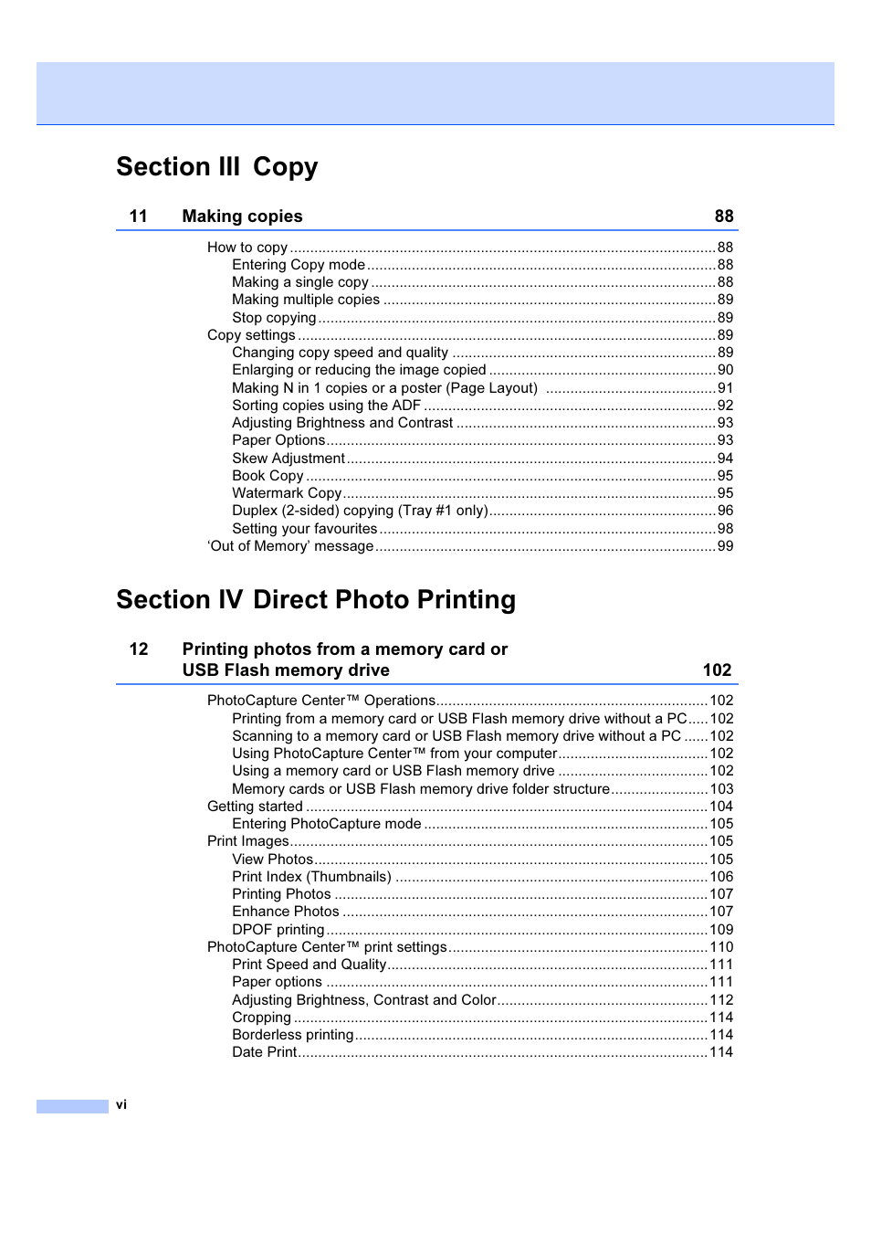 Brother MFC 6890CDW User Manual | Page 7 / 227