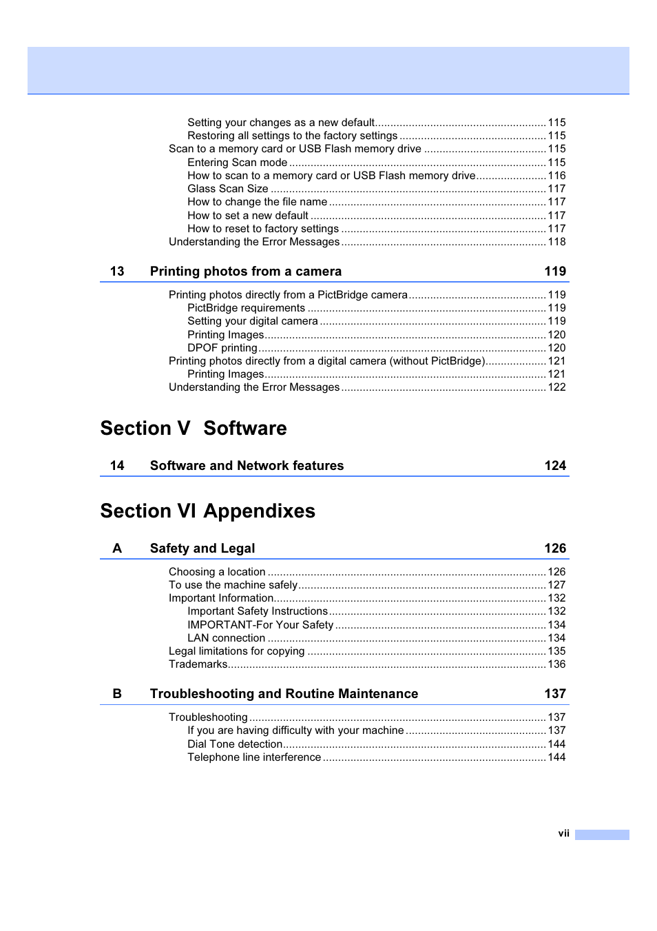 Brother MFC 6890CDW User Manual | Page 8 / 227