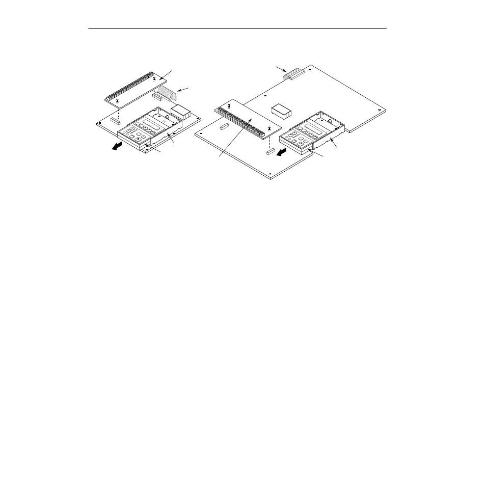 Removing the existing main control board, Installing the new main control board | Rockwell Automation 1336S PLUS to PLUSII Upgrade Inst. User Manual | Page 2 / 4