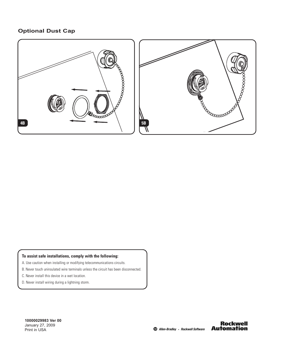 Rockwell Automation 1585BP Bulkhead Coupler Installation Instructions User Manual | Page 2 / 2