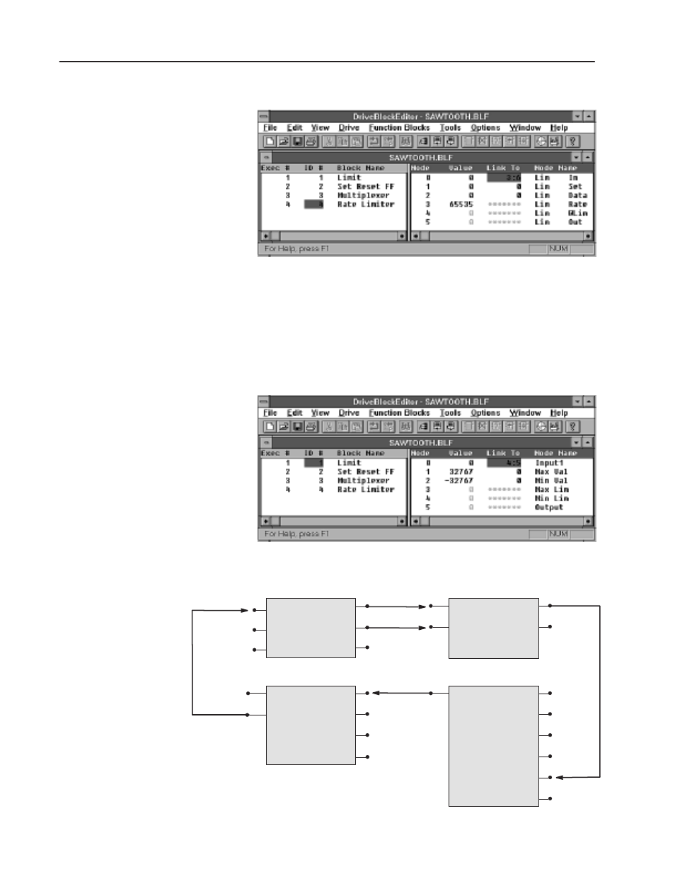 Limit, Set reset ff, Multiplexer | Rate limiter | Rockwell Automation 1336T Function Block Prog. Manual, Series A/B User Manual | Page 22 / 180