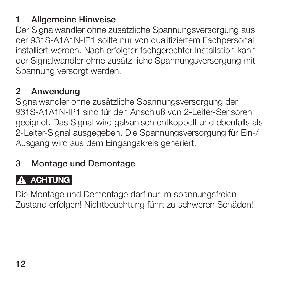 Rockwell Automation 931S-A1A1N-IP1 Passive Isolator, 1 Channel User Manual | Page 12 / 43