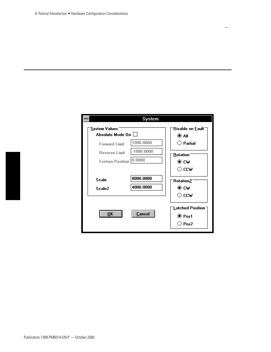 Hardware configuration considerations, Scale, Timebase | Scale timebase | Rockwell Automation 1398-PDM-xxx IQ Master Version 3.2.4 for IA-2000 and IQ-5000 Positioning Drive Modules, IQ-55 User Manual | Page 132 / 464