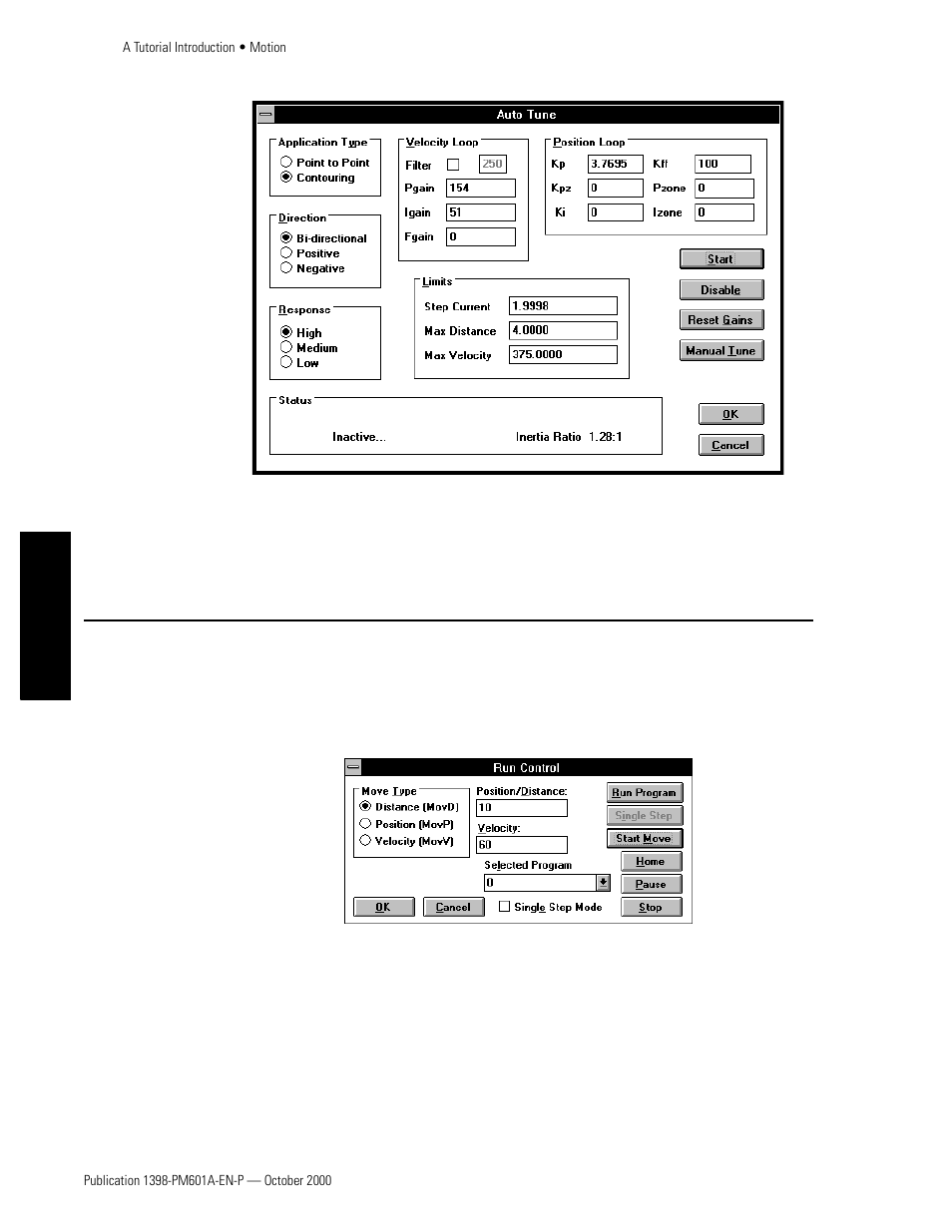 Motion, Incremental motion, Homing | Incremental motion homing | Rockwell Automation 1398-PDM-xxx IQ Master Version 3.2.4 for IA-2000 and IQ-5000 Positioning Drive Modules, IQ-55 User Manual | Page 134 / 464