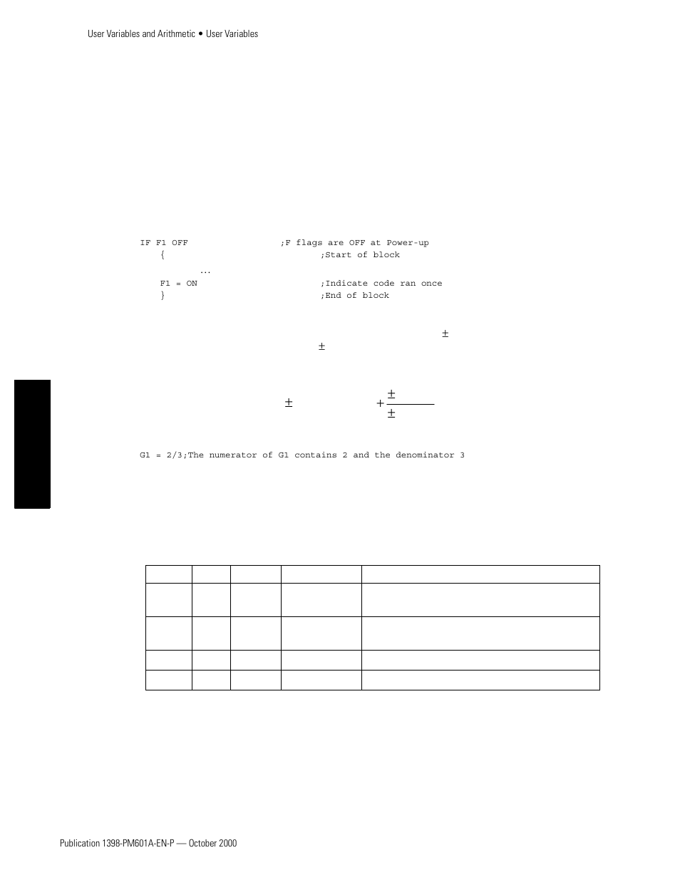 Resolution and accuracy, Variable characteristics summary | Rockwell Automation 1398-PDM-xxx IQ Master Version 3.2.4 for IA-2000 and IQ-5000 Positioning Drive Modules, IQ-55 User Manual | Page 150 / 464