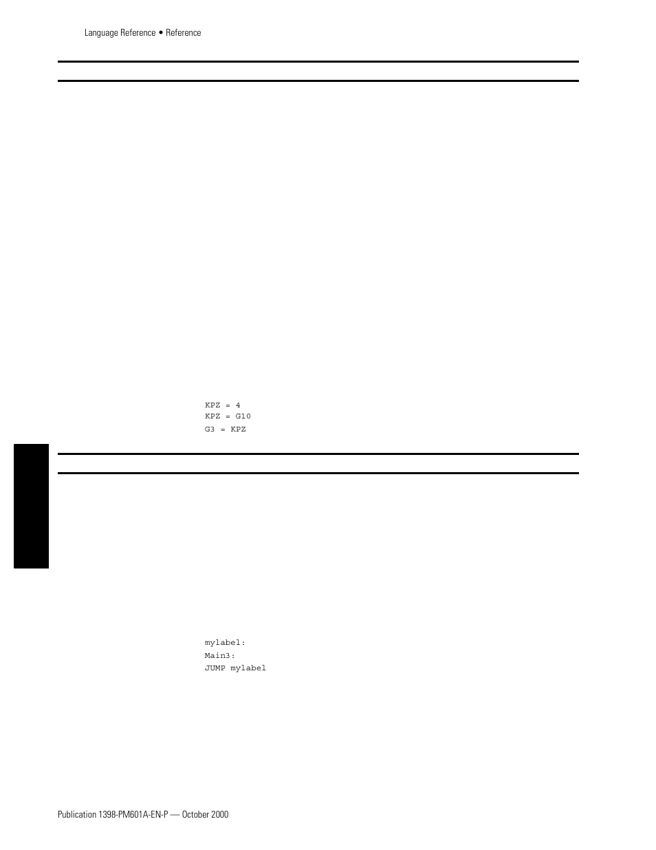 Labels | Rockwell Automation 1398-PDM-xxx IQ Master Version 3.2.4 for IA-2000 and IQ-5000 Positioning Drive Modules, IQ-55 User Manual | Page 254 / 464