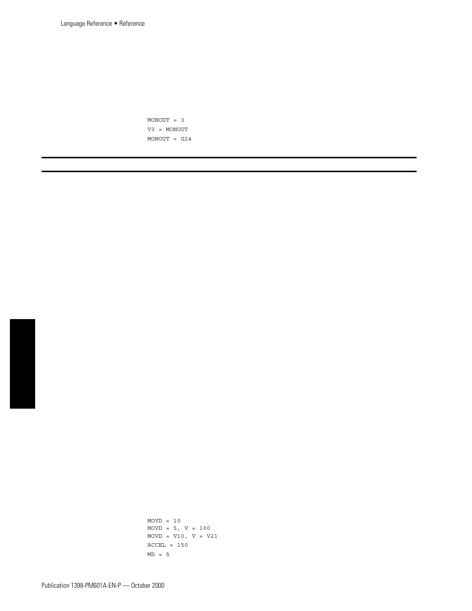 Movd | Rockwell Automation 1398-PDM-xxx IQ Master Version 3.2.4 for IA-2000 and IQ-5000 Positioning Drive Modules, IQ-55 User Manual | Page 258 / 464
