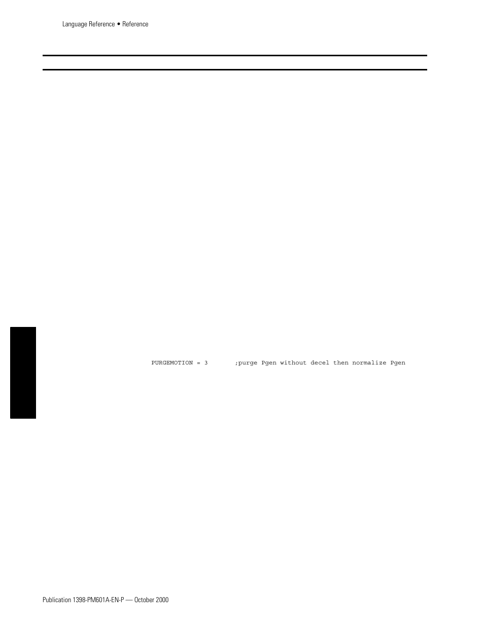 Purgemotion | Rockwell Automation 1398-PDM-xxx IQ Master Version 3.2.4 for IA-2000 and IQ-5000 Positioning Drive Modules, IQ-55 User Manual | Page 276 / 464