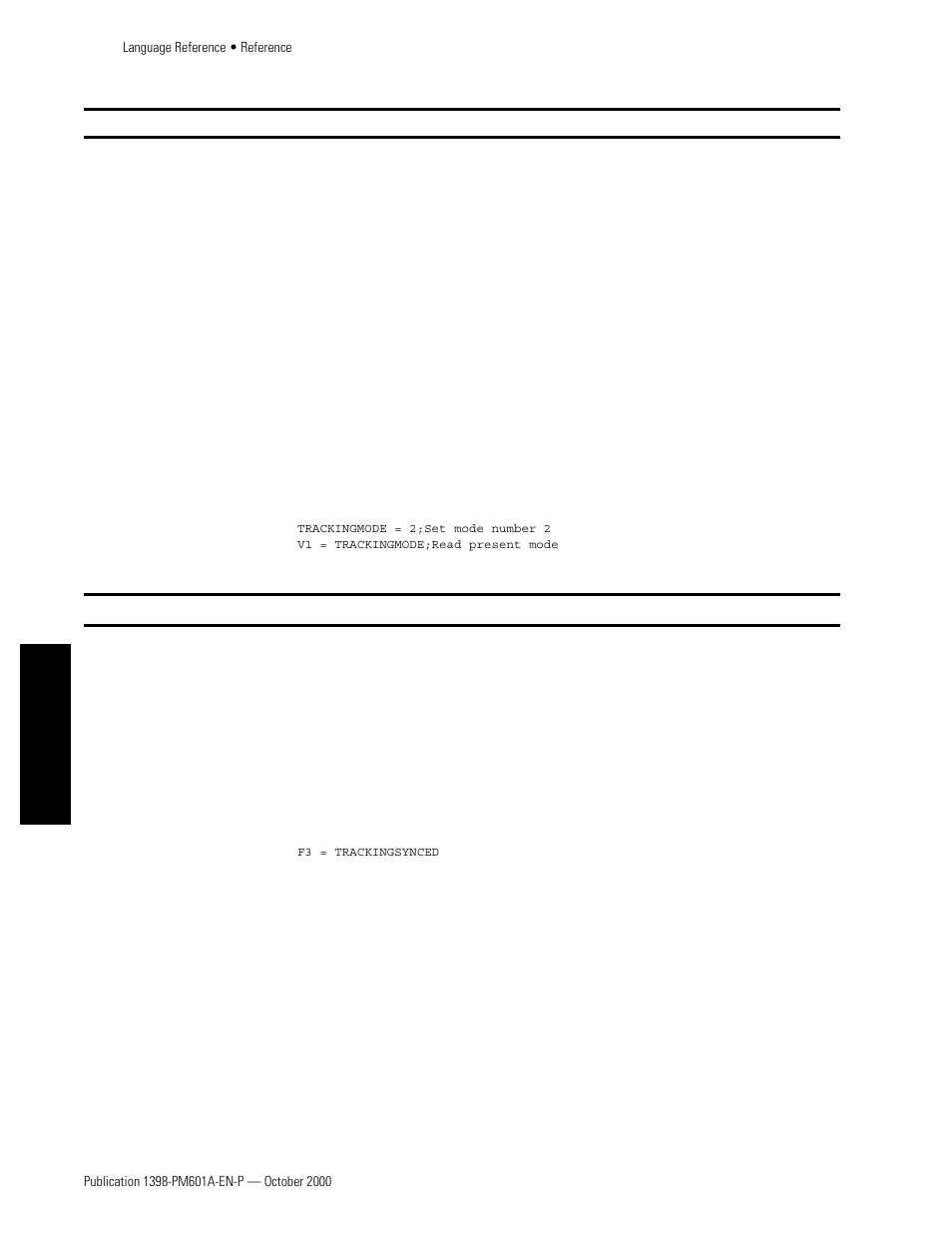 Trackingmode, Trackingsynced, Trackingsynced tracking | Rockwell Automation 1398-PDM-xxx IQ Master Version 3.2.4 for IA-2000 and IQ-5000 Positioning Drive Modules, IQ-55 User Manual | Page 296 / 464