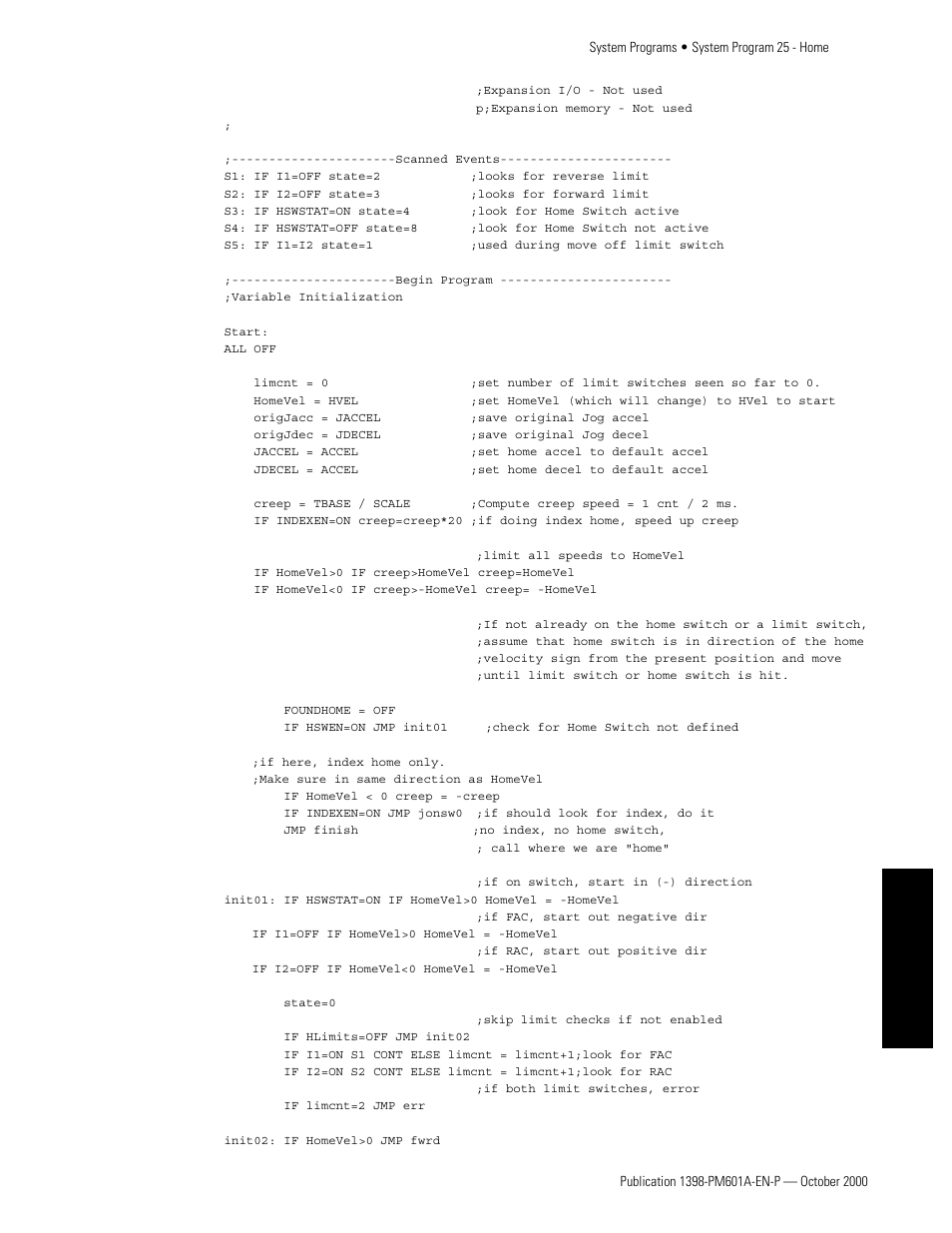 Appendixes | Rockwell Automation 1398-PDM-xxx IQ Master Version 3.2.4 for IA-2000 and IQ-5000 Positioning Drive Modules, IQ-55 User Manual | Page 371 / 464