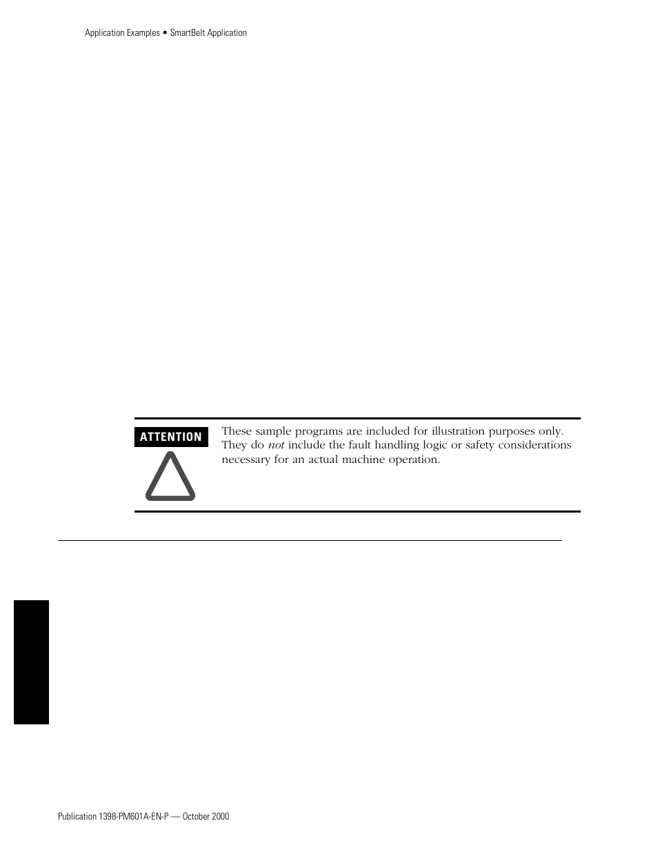 Application examples, Smartbelt application, Description | Advantages of a servo system | Rockwell Automation 1398-PDM-xxx IQ Master Version 3.2.4 for IA-2000 and IQ-5000 Positioning Drive Modules, IQ-55 User Manual | Page 382 / 464