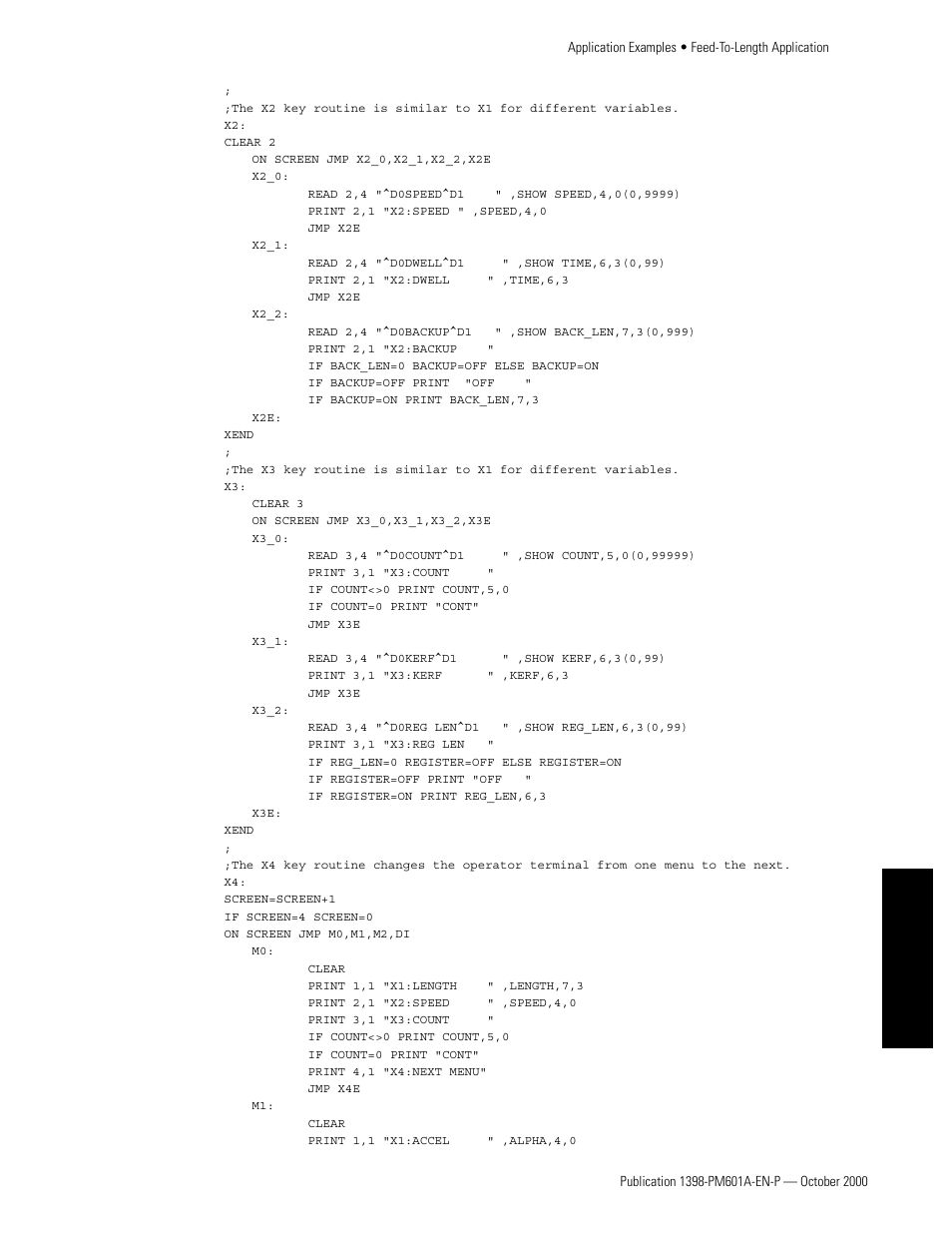 Appendixes | Rockwell Automation 1398-PDM-xxx IQ Master Version 3.2.4 for IA-2000 and IQ-5000 Positioning Drive Modules, IQ-55 User Manual | Page 389 / 464