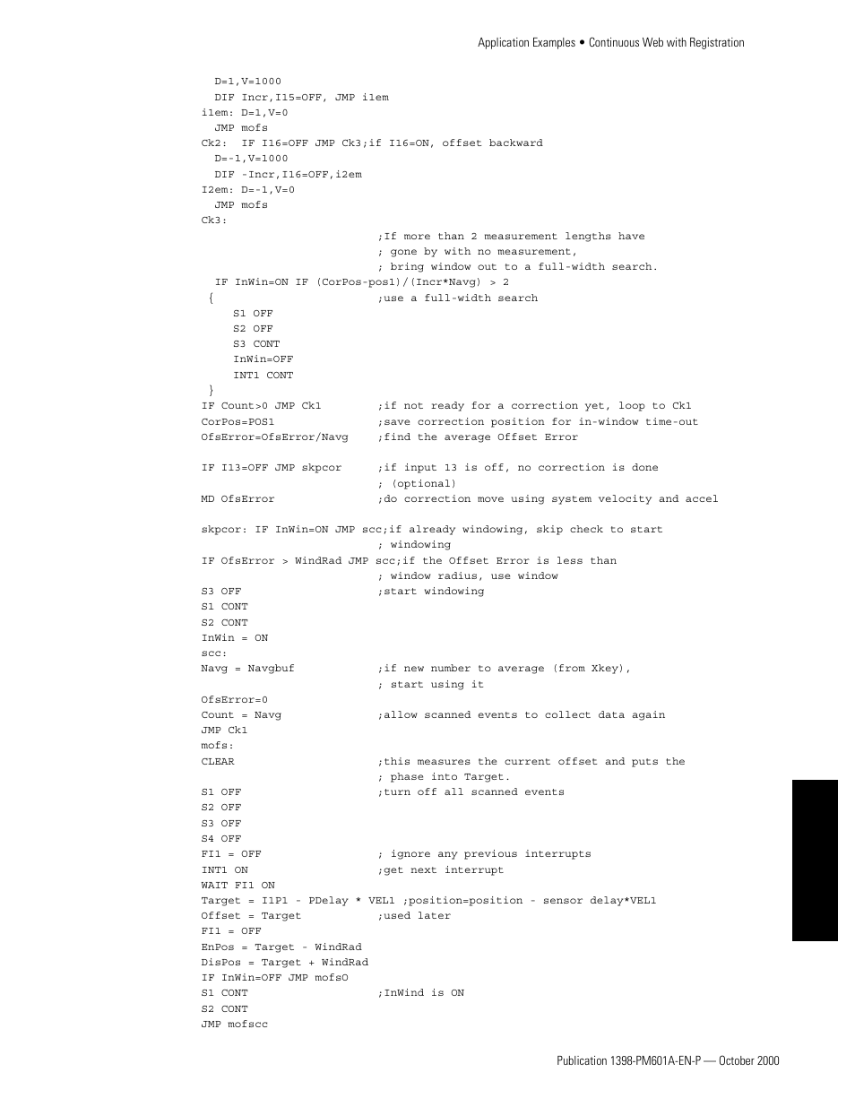 Appendixes | Rockwell Automation 1398-PDM-xxx IQ Master Version 3.2.4 for IA-2000 and IQ-5000 Positioning Drive Modules, IQ-55 User Manual | Page 397 / 464