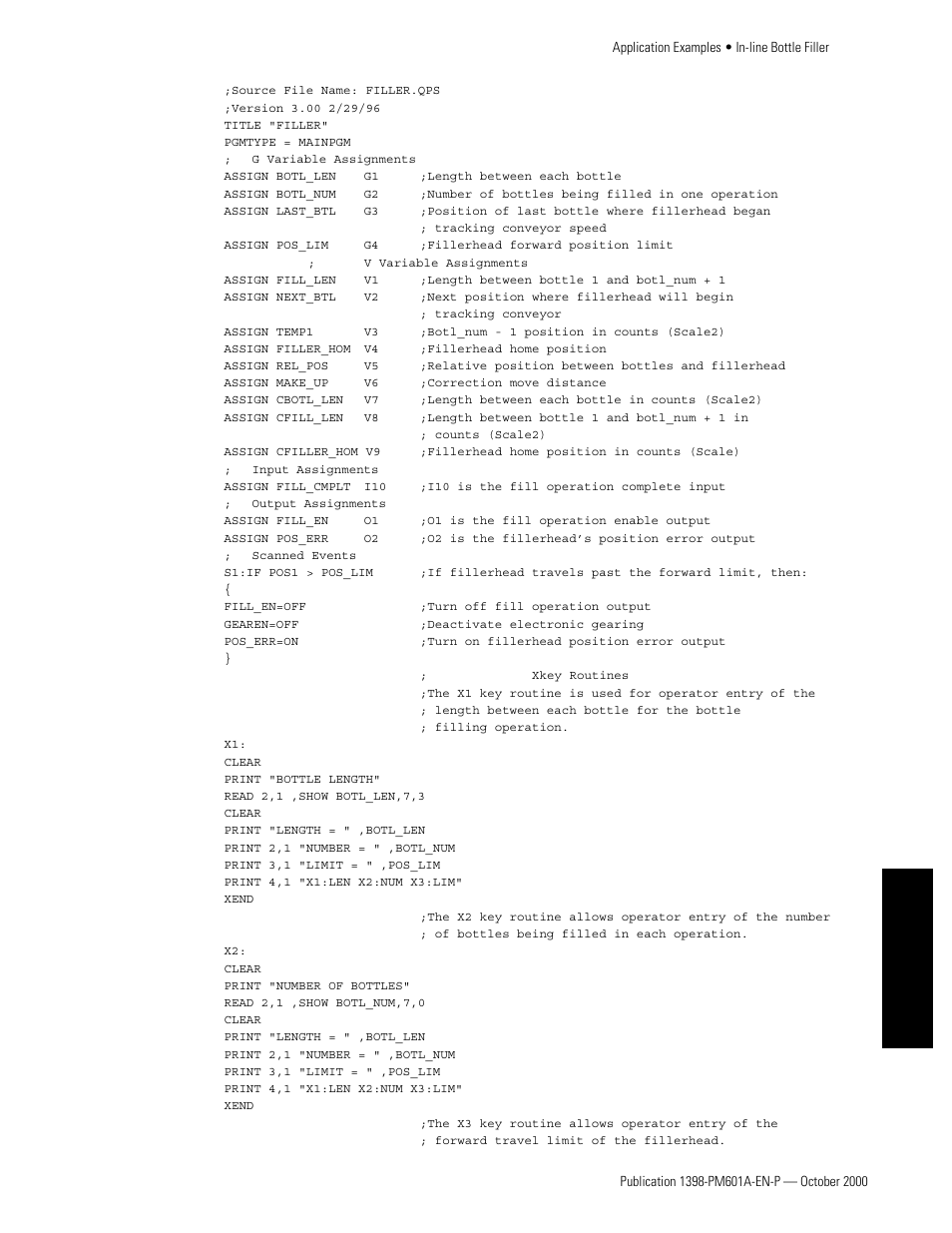 Appendixes | Rockwell Automation 1398-PDM-xxx IQ Master Version 3.2.4 for IA-2000 and IQ-5000 Positioning Drive Modules, IQ-55 User Manual | Page 411 / 464