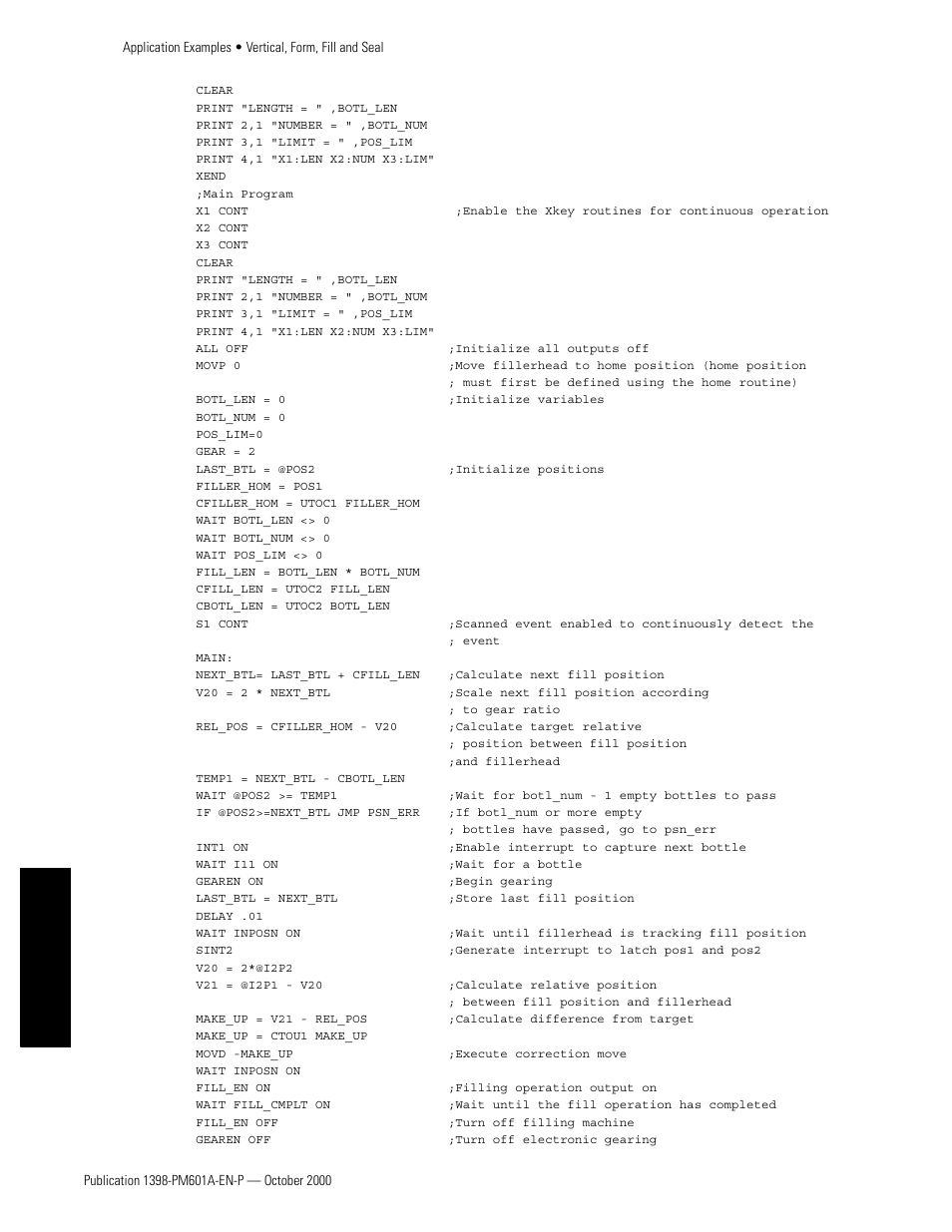 Appendixes | Rockwell Automation 1398-PDM-xxx IQ Master Version 3.2.4 for IA-2000 and IQ-5000 Positioning Drive Modules, IQ-55 User Manual | Page 418 / 464