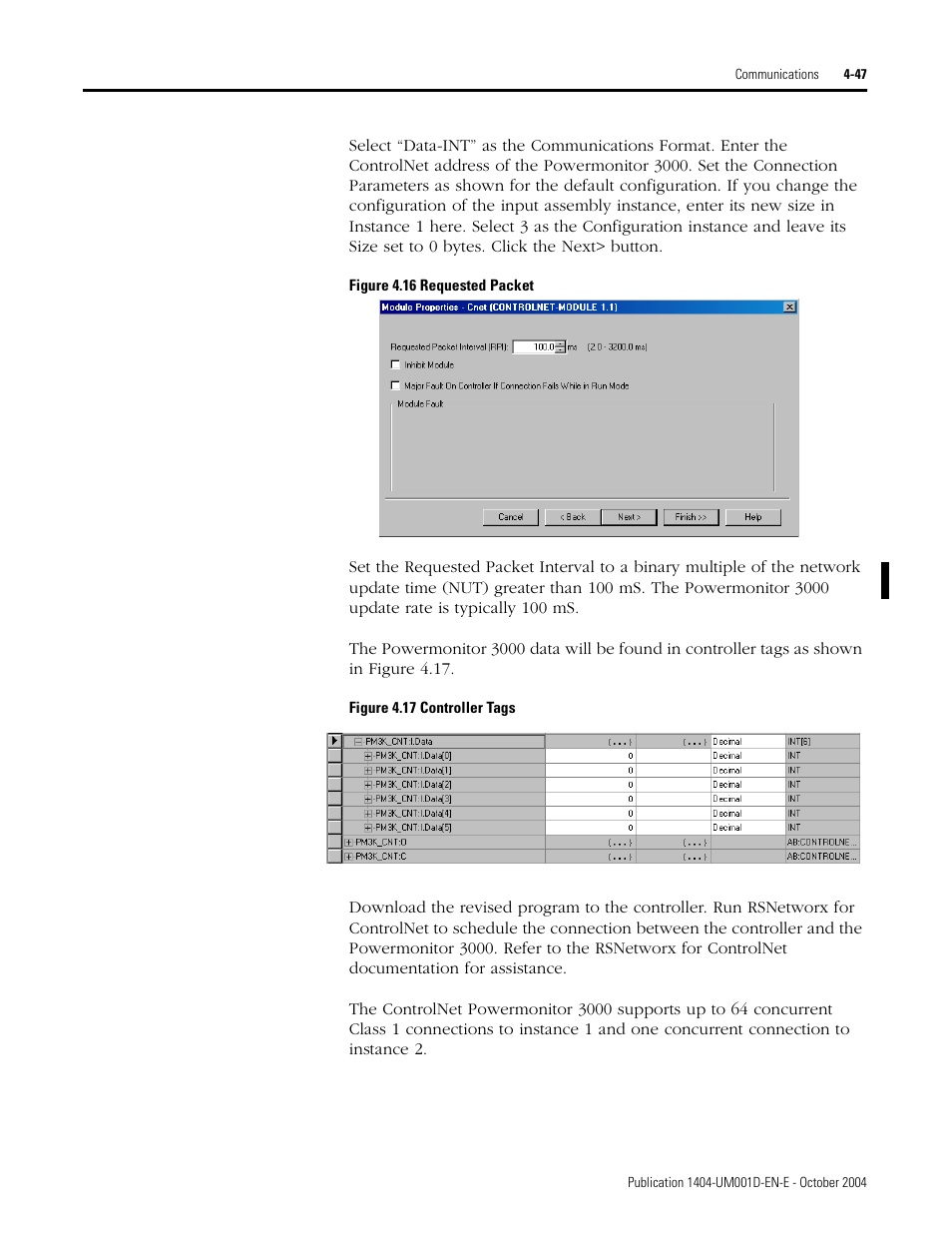 Rockwell Automation 1404-M4_M5_M6_M8 Powermonitor 3000 User Manual, PRIOR to Firmware rev. 3.0 User Manual | Page 107 / 356