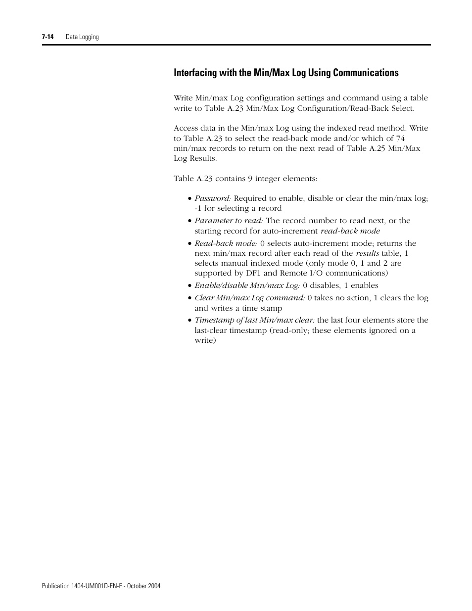 Rockwell Automation 1404-M4_M5_M6_M8 Powermonitor 3000 User Manual, PRIOR to Firmware rev. 3.0 User Manual | Page 146 / 356