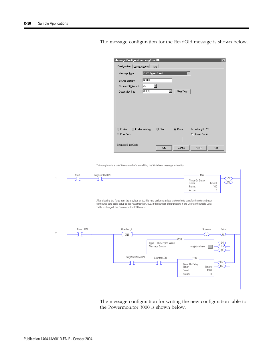 Rockwell Automation 1404-M4_M5_M6_M8 Powermonitor 3000 User Manual, PRIOR to Firmware rev. 3.0 User Manual | Page 284 / 356