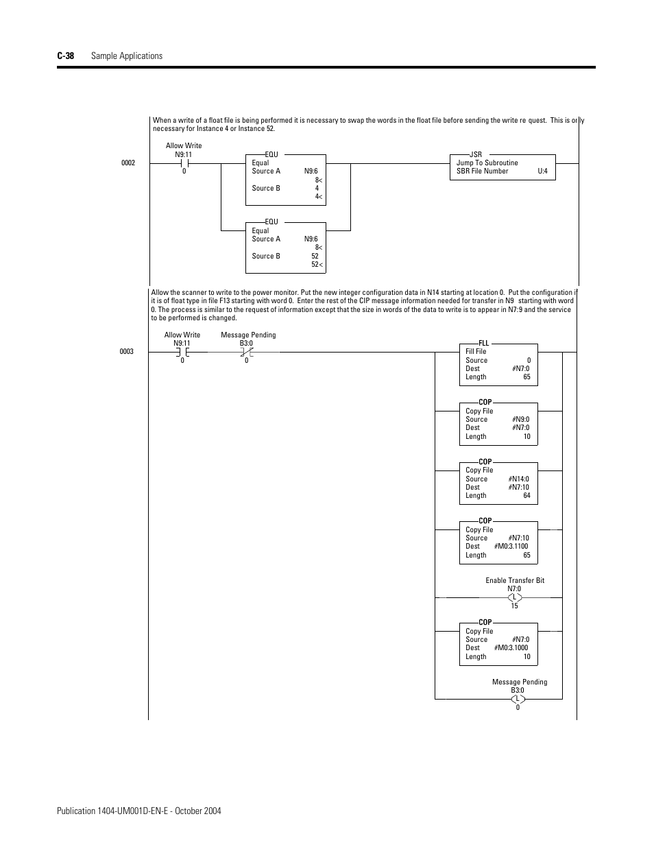 Rockwell Automation 1404-M4_M5_M6_M8 Powermonitor 3000 User Manual, PRIOR to Firmware rev. 3.0 User Manual | Page 292 / 356