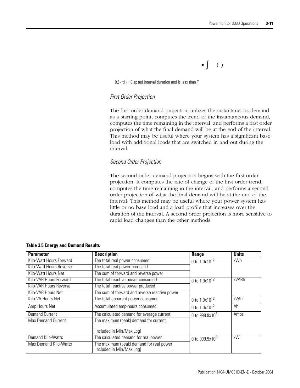 Rockwell Automation 1404-M4_M5_M6_M8 Powermonitor 3000 User Manual, PRIOR to Firmware rev. 3.0 User Manual | Page 37 / 356